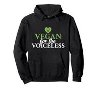 Vegan for the Voiceless Veggie Lover Vegan Pullover Hoodie
