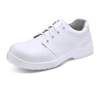 Beeswift Micro-Fibre Tie Shoe S2 White 08