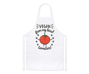 Vegan from My Head Tomatoes Chefs Apron