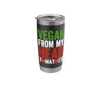 Vegan from My Head Tomatoes Stainless Steel Insulated Tumbler