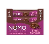 Vegan Fruit & Crunch Chocolate Bar (NOMO) 24 x 32 g