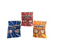 Vegan Fruit Flavour Sweets - Mixed Pack of 3 or 12 - Assorted Fizzy & Chewy Candy Pouches - 100g Each - Ideal for Sharing, Gifting, Snacking (3)