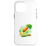 Vegan Fuel Carrot Rocket Plant Power Concept Case for iPhone 16 Pro Max