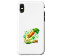 Vegan Fuel Carrot Rocket Plant Power Concept Case for iPhone X/XS