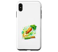 Vegan Fuel Carrot Rocket Plant Power Concept Case for iPhone XS Max