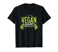 Vegan Gains Vegetarian Bodybuilder Veggie Bodybuilding Value Graphic T-Shirt
