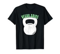 Vegan Gains Vegetarian Bodybuilder Veggie Bodybuilding Value Graphic T-Shirt