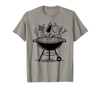 Vegan Grilling Vegetable BBQ in Summer for Grillers and Cook T-Shirt