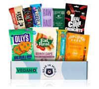 Vegan Hamper: Premium Vegan Treats Hamper & Gift Box - Ultimate Vegan Hampers Gift Baskets for Men & Women - Vegetarian Hamper Gifts for Veganuary