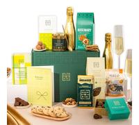 Vegan Hamper with Truffles & Hot Chocolate Set, New Baby Gift Hamper Mum Plus 1 Prosecco by EDEN & CO