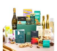 Vegan Hamper with Truffles & Hot Chocolate Set, Perfect Family Hamper for Sharing, Fathers Day Gift Hamper for Dad by EDEN & CO - Plus 2 Prosecco