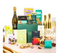 Vegan Hamper with Truffles & Hot Chocolate Set, Perfect Family Hamper for Sharing, Just Because Gift Hamper for Her by EDEN & CO - Plus 2 Prosecco