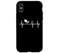 Vegan Heartbeat Lifeline Plant Based Nutrition Food Case for iPhone X/XS