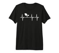 Vegan Heartbeat Lifeline Plant Based Nutrition Food Premium T-Shirt
