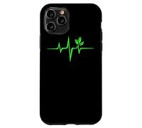 Vegan Heartbeat Vegan Lifestyle Veganism Plant Tree Gift Case for iPhone 11 Pro