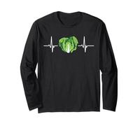 Vegan Heartbeat Vegetarian Keto Veggie Lovers Long Sleeve T-Shirt