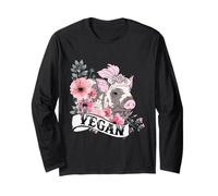 Vegan, I Don't Eat My Friends -Animal Vegetarian World Peace Long Sleeve T-Shirt