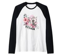 Vegan, I Don't Eat My Friends -Animal Vegetarian World Peace Raglan Baseball Tee