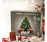 Vegan Instant Coffee Advent Calendar 2026 - 24 Days Flavoured Xmas Eve Countdown - Low-Calorie, Gluten Free - Secret Santa, Stocking Fillers, Christmas For Women & Men Coffeeholic Gifts