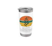 Vegan Kindness Plant Based Retro Stainless Steel Insulated Tumbler