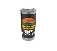 Vegan Kindness Plant Based Retro Stainless Steel Insulated Tumbler