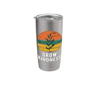 Vegan Kindness Plant Based Retro Stainless Steel Insulated Tumbler