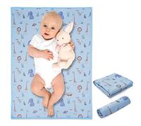 Vegan Leather Baby Changing Mat - Wipeable Portable Changing Pad, Foldable Travel Changing Mat for Baby, Newborns Toddlers Shower Gifts (Animal,20"*28")