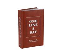 VEGAN LEATHER ONE LINE A DAY by Chronicle Books Limp / Vinyl Self Help Business