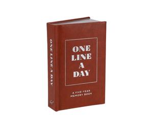 VEGAN LEATHER ONE LINE A DAY by Chronicle Books Limp / Vinyl Self Help Business