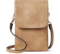 Vegan Leather Small Crossbody Bags for Women, small purses for women, Designer Cell Phone Bag Wallet Purses Adjustable Strap (A-07-camel Brown)