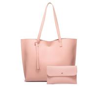 Vegan Leather Work Tote Bag for Women, Trendy 2 in 1 Tote Bag with Big Capacity Shoulder Bag Travel Purse Handbags