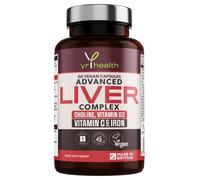 Vegan Liver Support Supplement - Liver Tablets with Vitamin C, Acai, Ginger Root, Turmeric- 30 Day Liver Detox Capsules, Cleanse & Support Men & Women - Made in The UK by YrHealth
