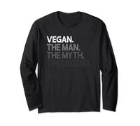 Vegan Man The Myth Legend Gift Long Sleeve T-Shirt