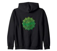 Vegan Mandala Zip Hoodie