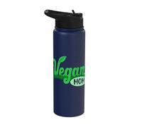 Vegan Mom Leafy Vegetable Vegetarian Veganism Stainless Steel Insulated Water Bottle
