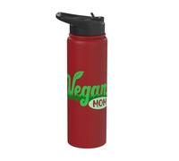 Vegan Mom Leafy Vegetable Vegetarian Veganism Stainless Steel Insulated Water Bottle