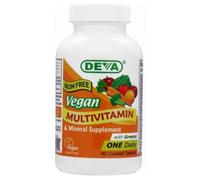 Vegan, Multivitamin Without Iron 90 Tab By Deva Vegan Vitamins
