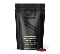 Vegan Multivitamins & Minerals with BioPerine | 18 Essential Vitamins & Minerals with High Strength Vitamin C, K, Zinc, B12 & D3-3 Months Supply -