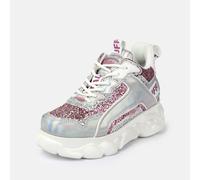 Vegan nappa/glitter trainers for women Buffalo Cld Chai Blanc 39