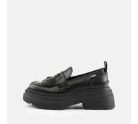 Vegan nappa loafers for women Buffalo Mars Loafer Noir 40