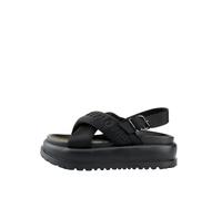 Vegan Nylon Sandals Buffalo Palma Cross Noir 38