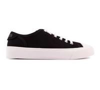 V.gan Womens Vegan Olive Pump Trainers - Black Cotton - Size UK 5