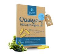 Vegan Omega 3 Supplement - High Strength 300mg DHA + 150mg EPA per Capsule - 1 Capsule a Day - Supports Heart, Brain, Joint Health - Plant-Based Omega 3 from Algae Oil - 2 Months Supply