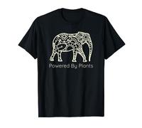 Vegan or Vegetarian Powered by Plants Animal Rights Eco Gift T-Shirt