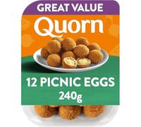 Vegan Picnic Eggs Quorns 240g, Pack of 12 or 36 (1x240g)