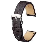 Vegan Pineapple Leather Watch Strap | 20 mm Brown | 100% Vegan Replacement Band | Made of Recycled Pineapple Skins | For Men and Women | Spring Bars and Tool Included (20mm, Dark Brown)