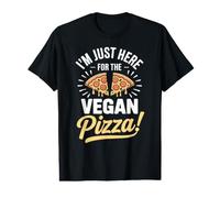 Vegan Pizza Lover Funny Plant Based Foodie Humor Value Graphic T-Shirt