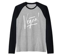 Vegan Plant Powered Veganism Plant Based Eating Plants Raglan Baseball Tee
