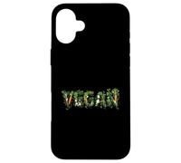 vegan planted plant based vegetables fruits I love animals Case for iPhone 16 Plus