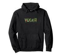 vegan planted plant based vegetables fruits I love animals Pullover Hoodie